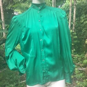 Vintage Thierry Mugler silk Blouse